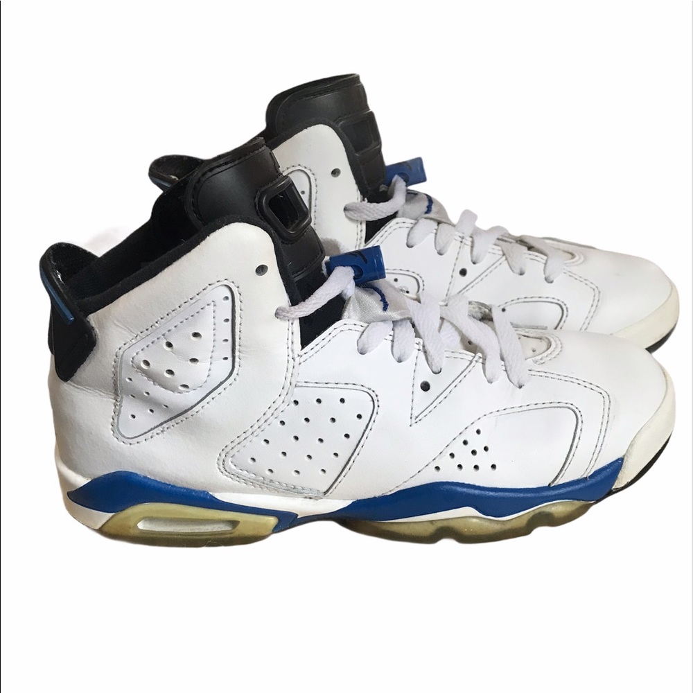 Air Jordan Retro 6 GS sport blue size 4y
